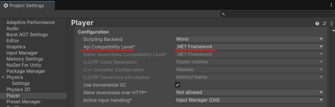 Api Compatibility Level